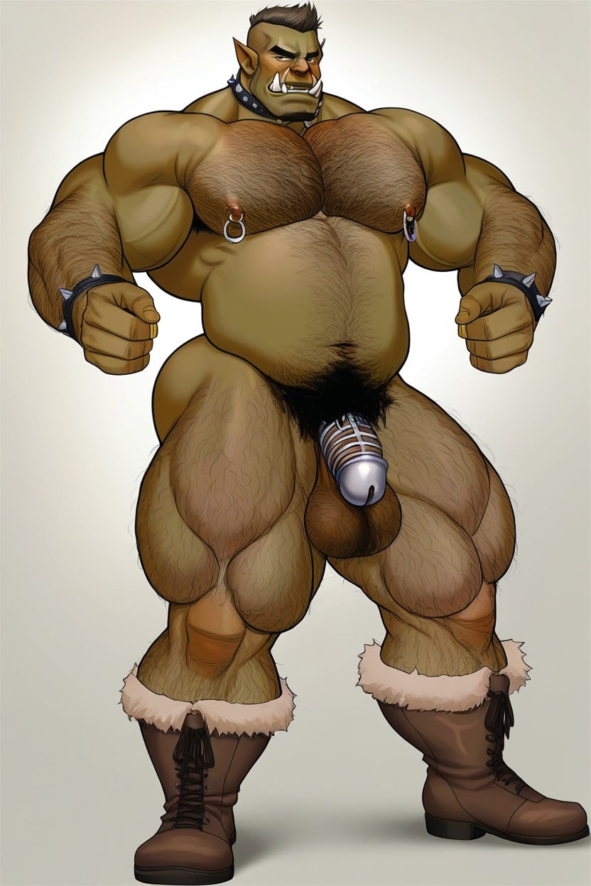 Full Body, Giant Orc, Small AI Gay Porn