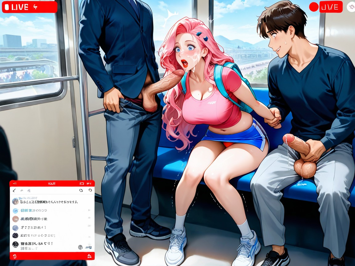 Livestream, Penis Awe, Male Have Orgasmic Smile AI Porn