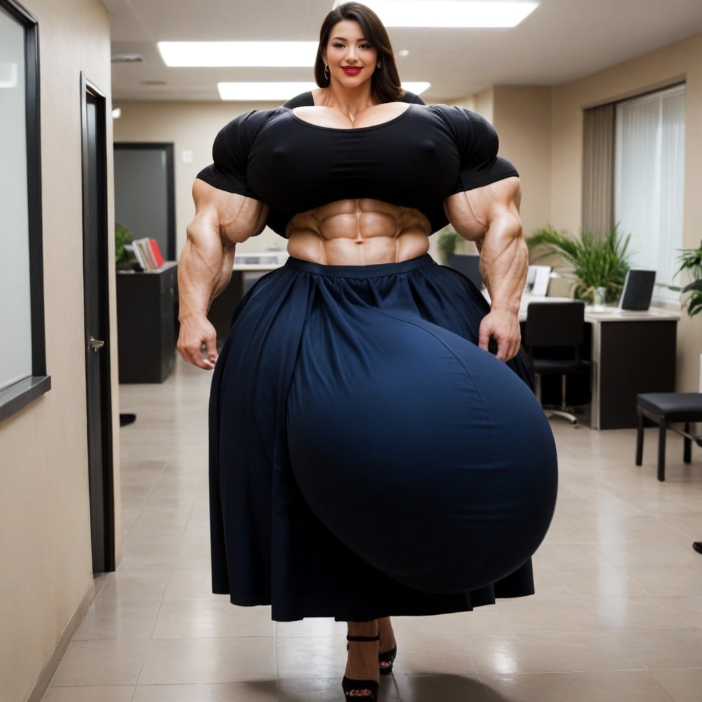 Hyper Gigantic Testicles, Heels, Hyper Gigantic Massive Testicles Shemale AI Porn