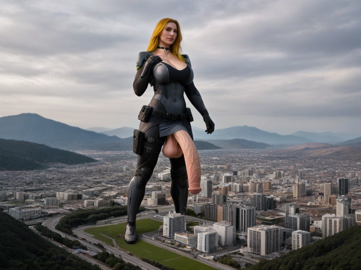 Macro, High-tech Materials, Giant Cock AI Porn
