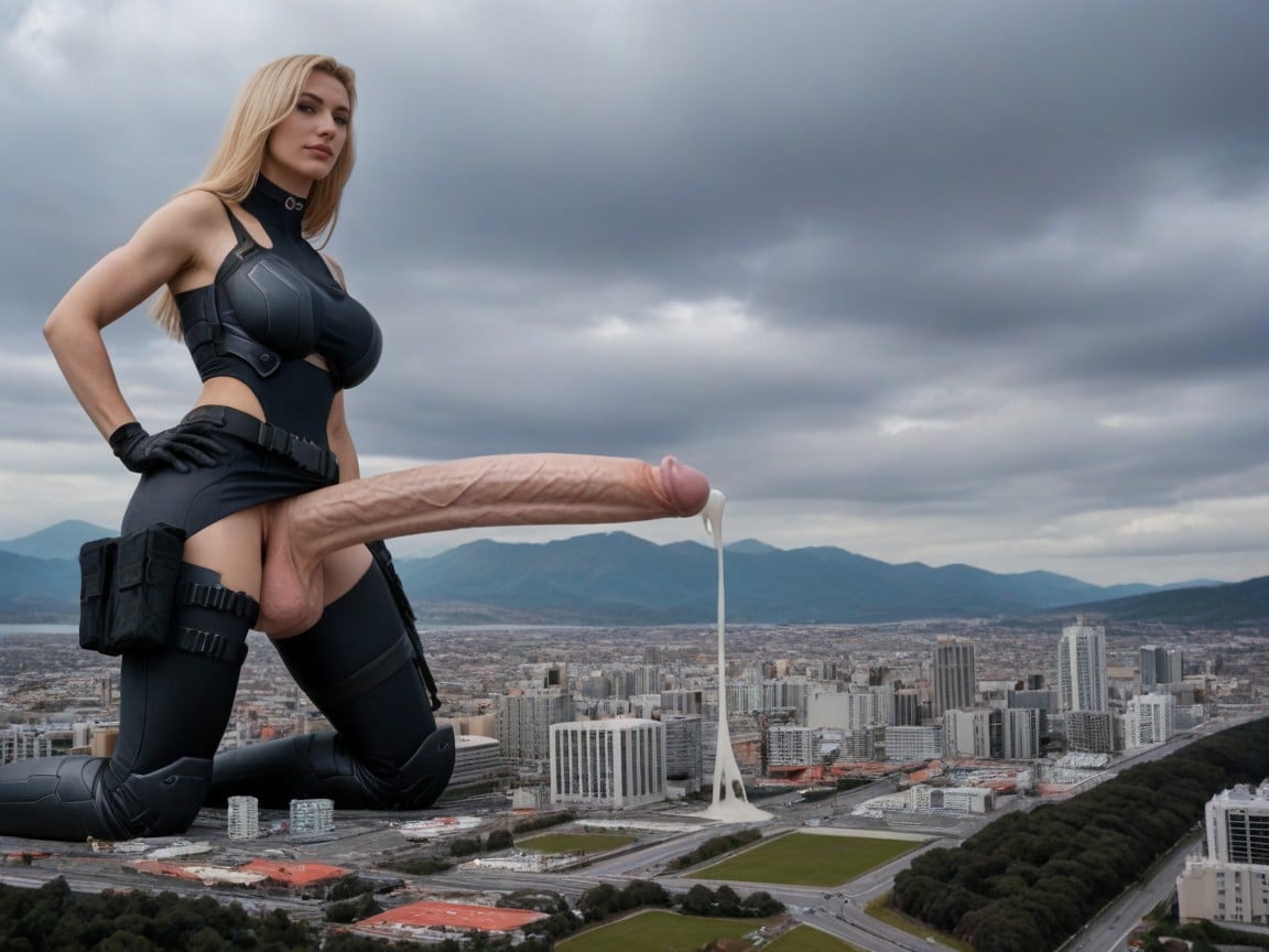 Macro, Giant Cock, High-tech Materials AI Porn