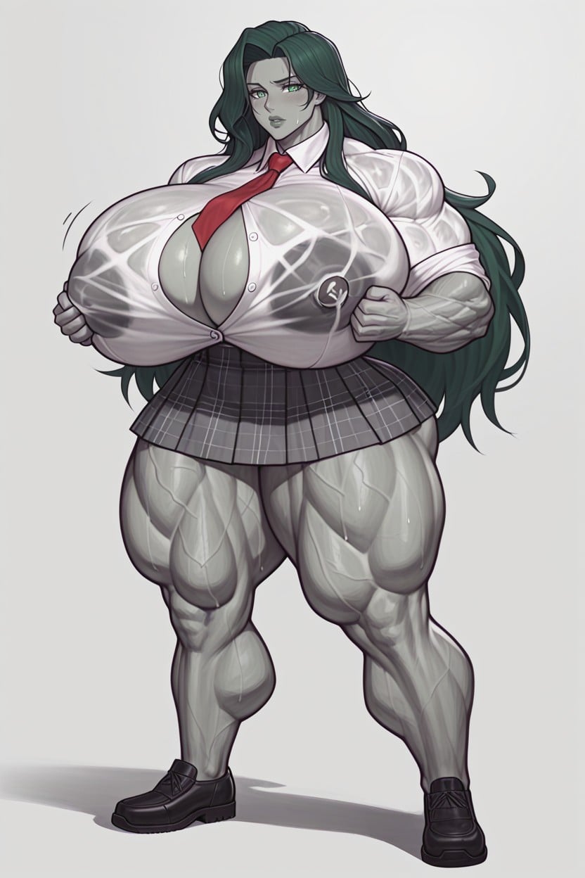Thick Thighs, Bottom Heavy, Massive Ass Hentai AI Porn