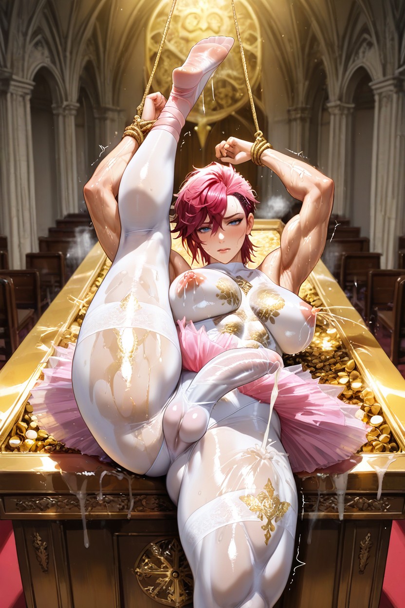 In Church, Cameltoe, Submissive Hentai AI Porn