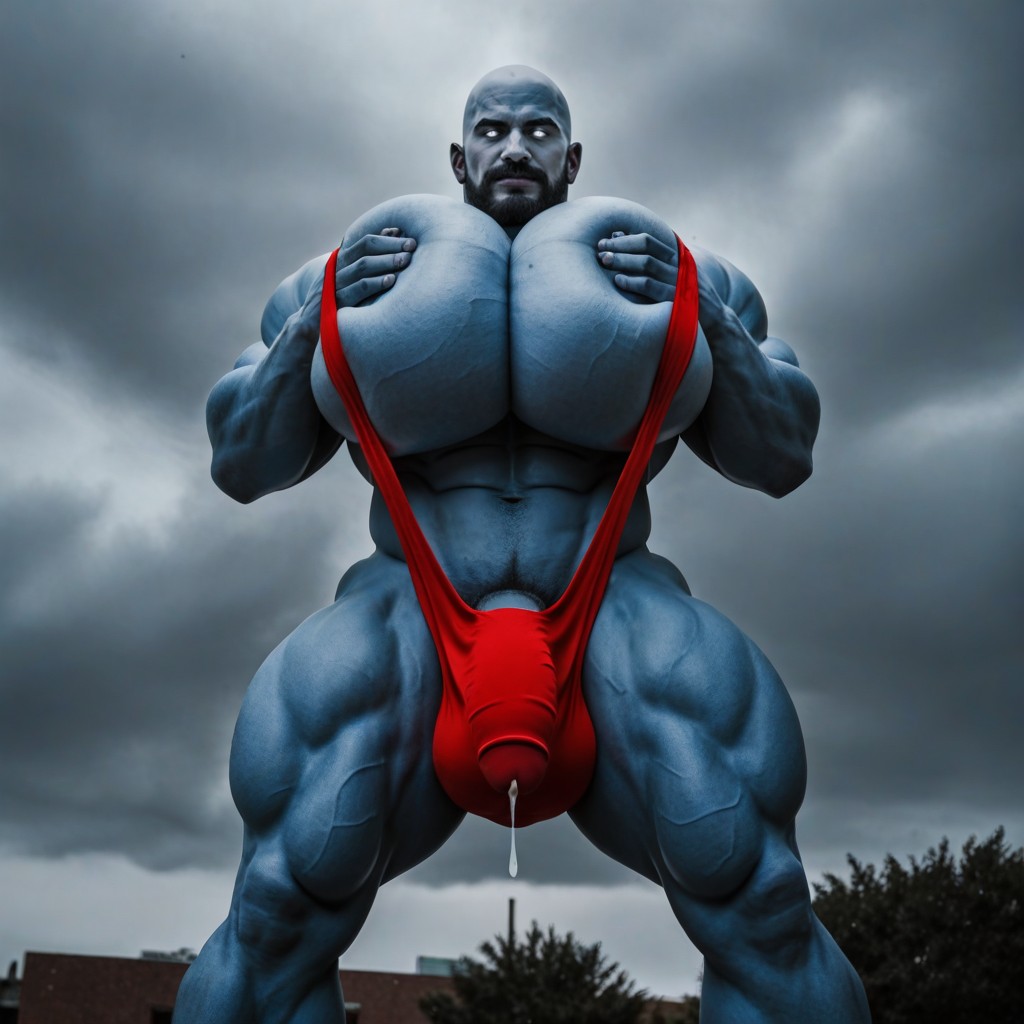 Wide Angle, Grabbing Boobs, Massive AI Gay Porn