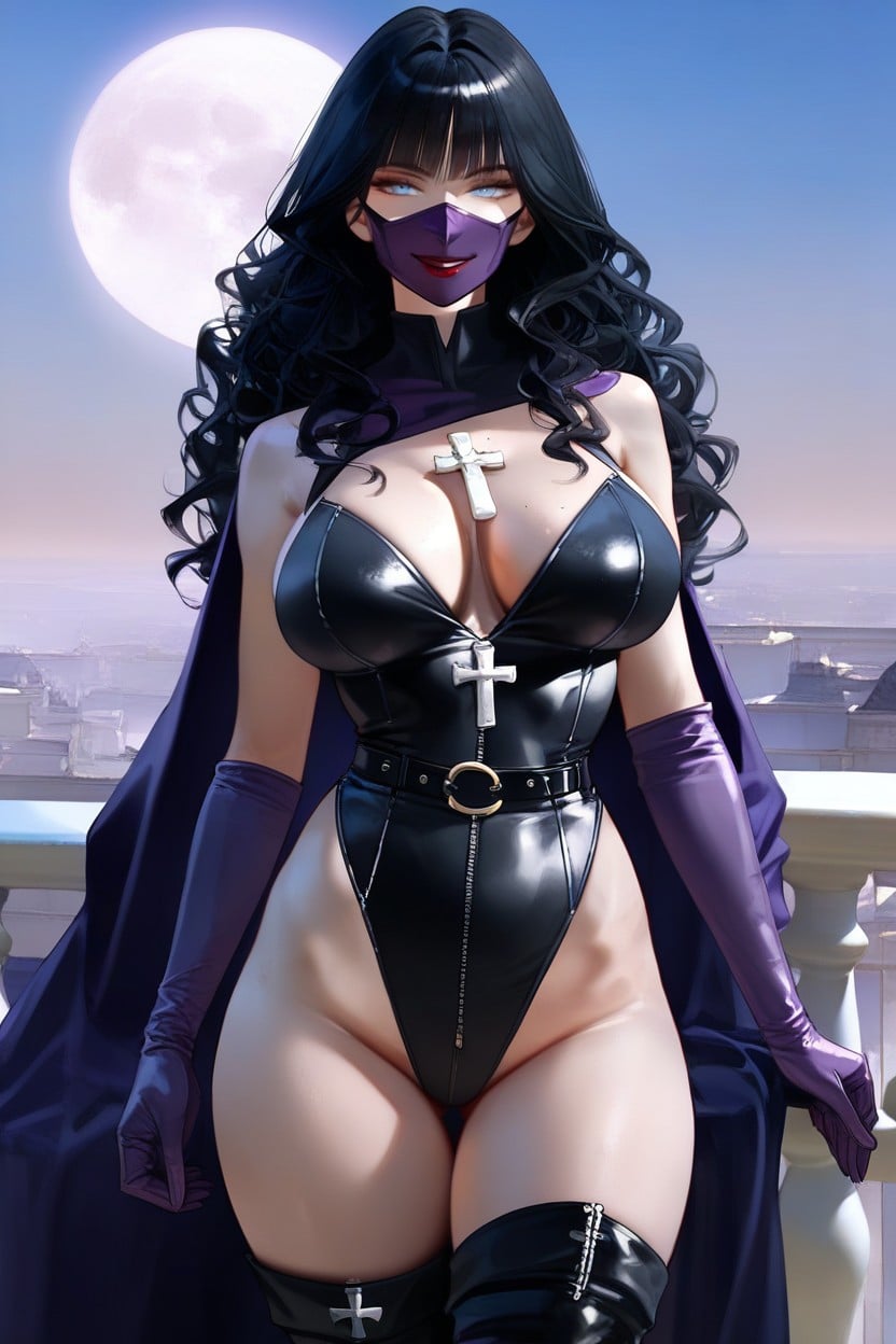 25+, Female Superhero, Blue Eyes AI Porn