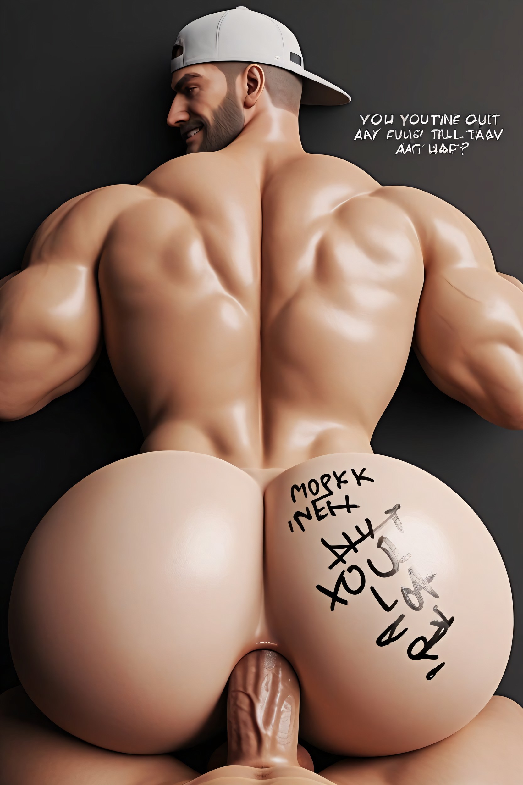 Bottom Looks Evil, Bottom In Control, The Entire Dick Is In AI Gay Porn