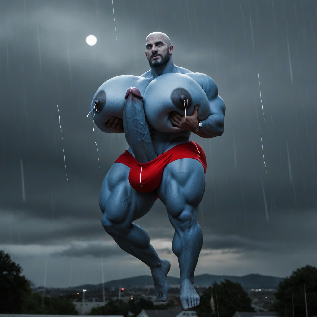 25+, Bald, Wide Angle AI Gay Porn
