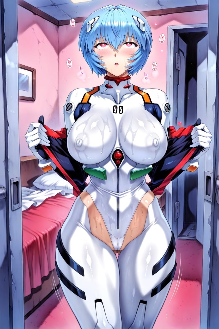 Wide Open Eyes, Oiled Skin, Motion Lines Hentai AI Porn