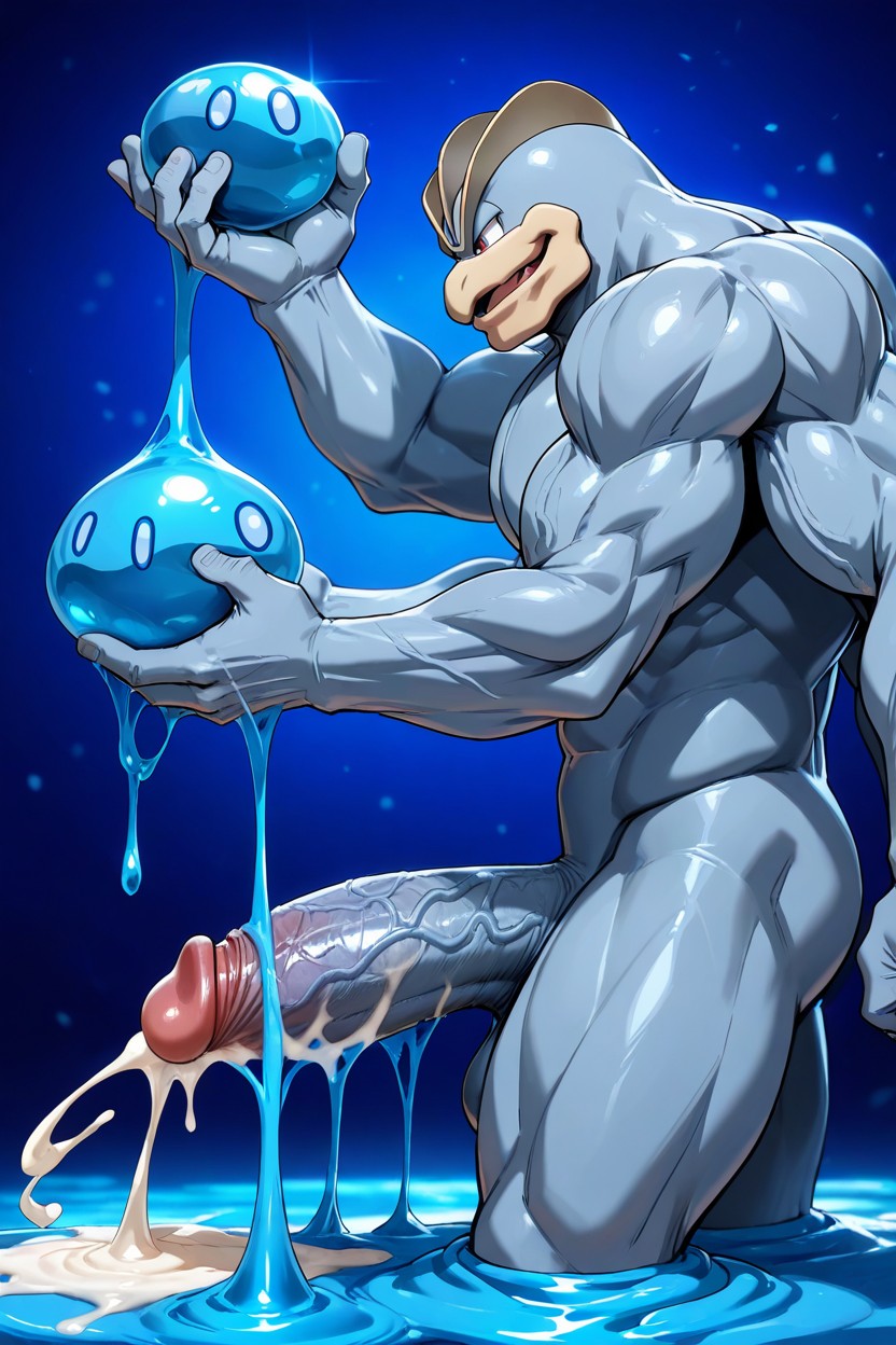 Pony Cock, Completely Naked, 25+ AI Gay Porn