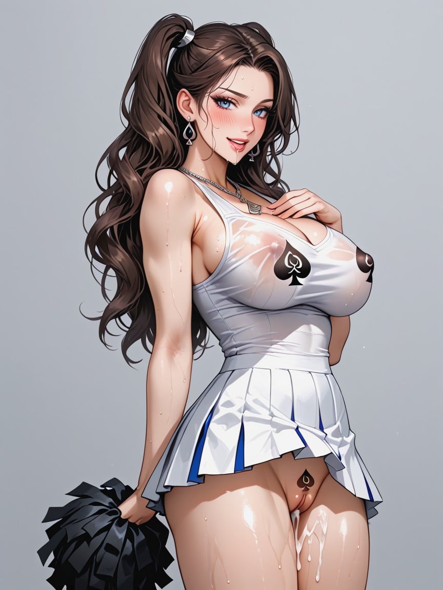 Show Pussy, Erect Nipples, Model AI Porn