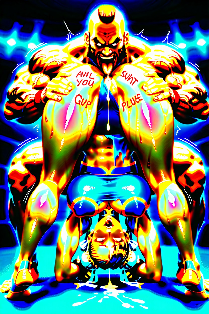 Extreme Thick Legs, Muscular, Creampie Hentai AI Porn