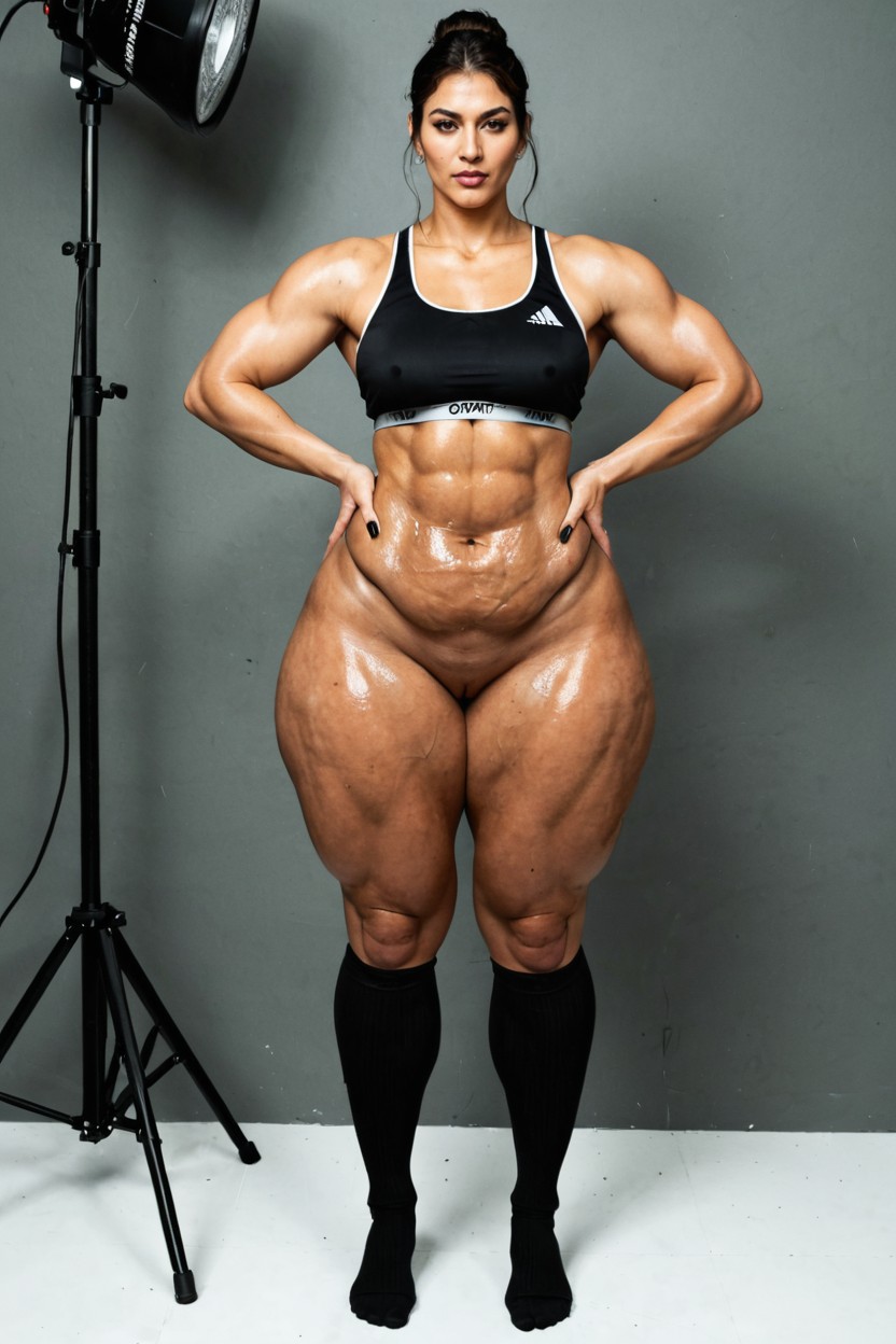 Cellulite Thighs, Fat, Very Tall AI Porn
