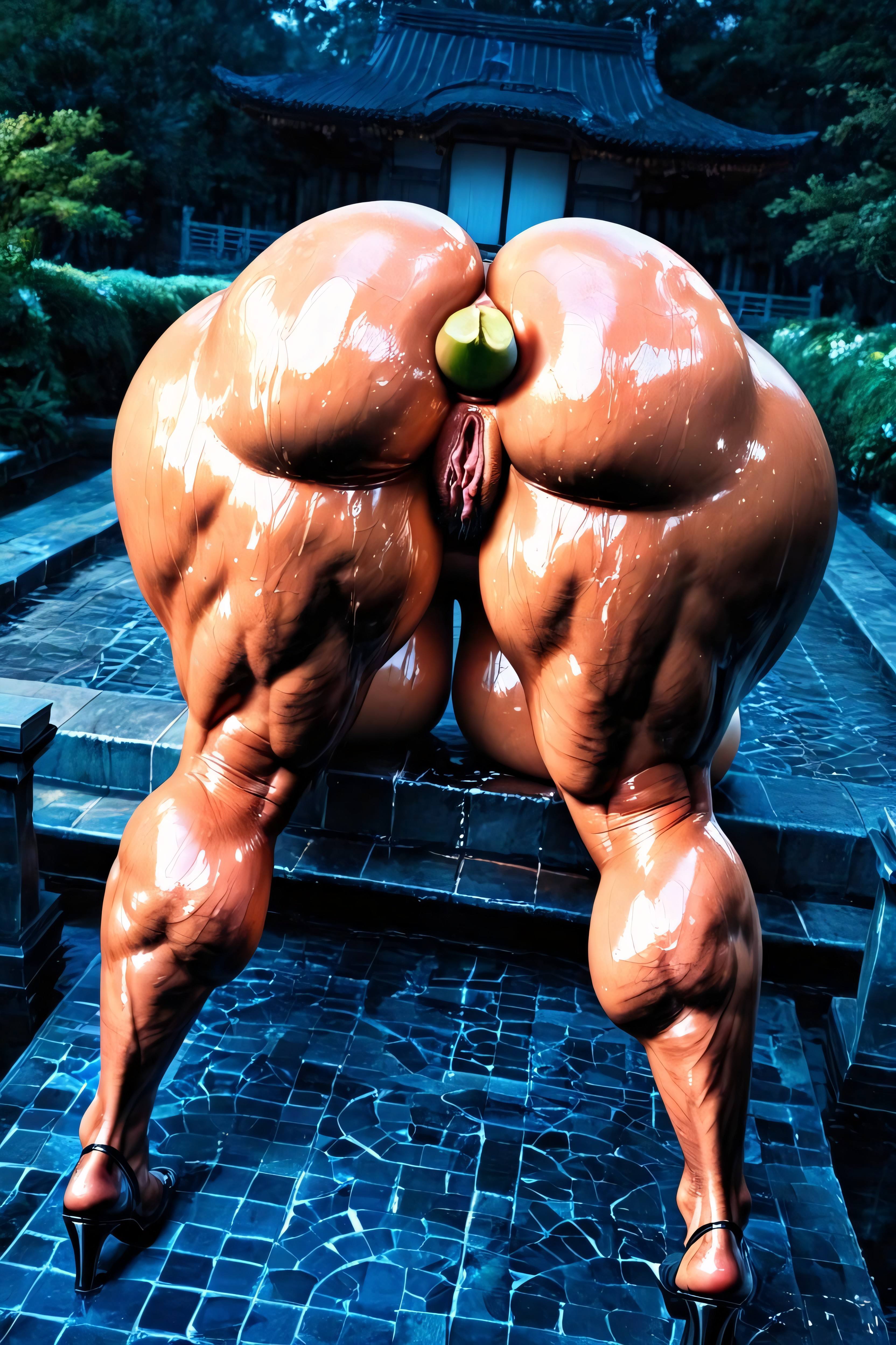 Breast Expansion Puffy Swollen Labia, Muscular Thighs, Ultra Hd AI Porn
