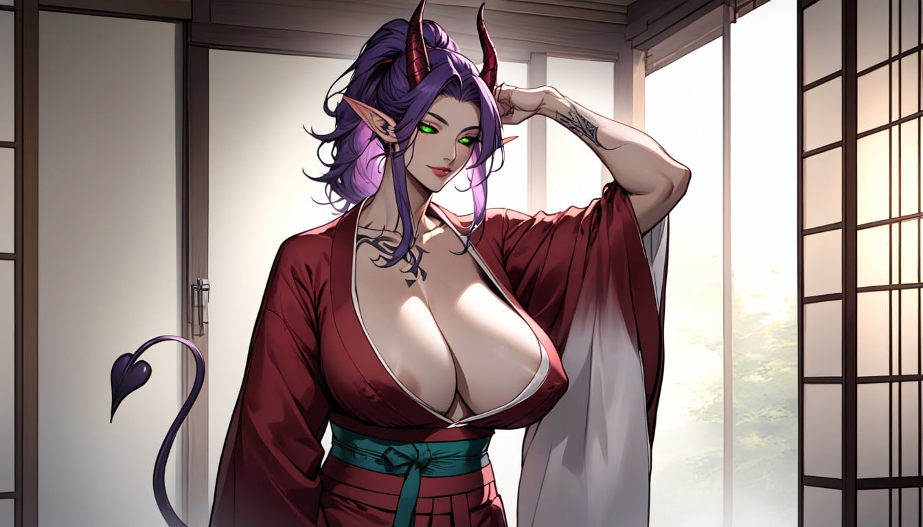 Extremely Large Breasts, Impossibly Large Breasts, 1 Person AI Porn
