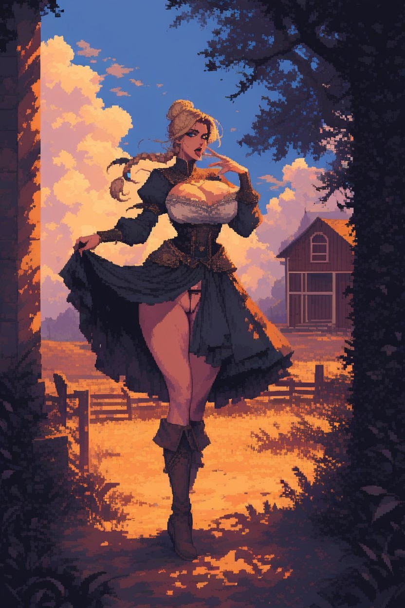 Cuerpo Completo, Score_, Brown Boots Hentai IA