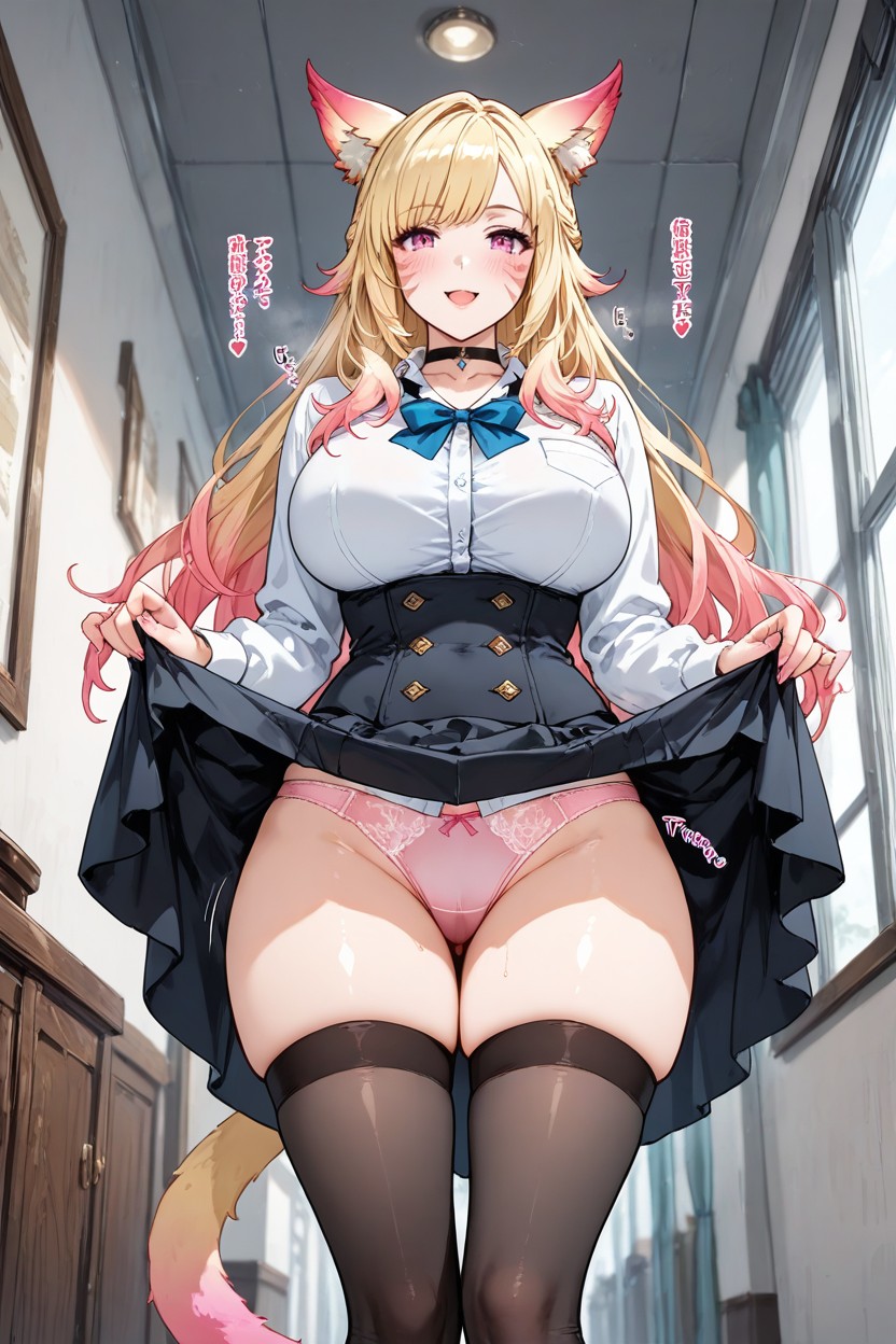 Bounce Line, Catgirl, Seduced Hentai AI Porn