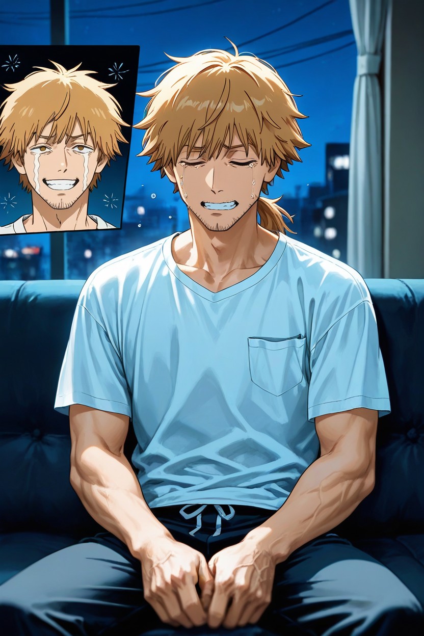 Clenched Teeth, Boy, Lonely Apartment Complex AI Gay Porn