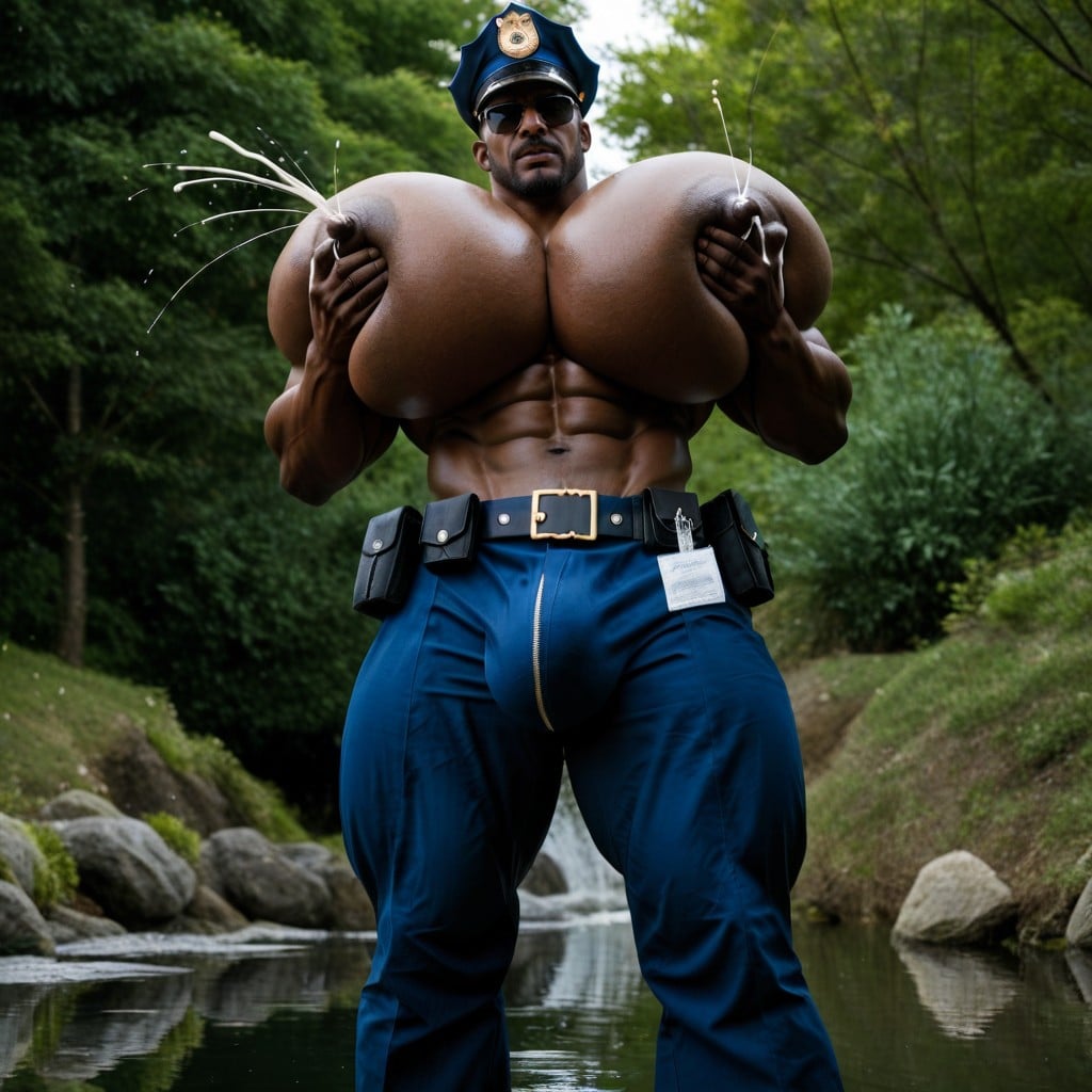 Extremely Large Ass, Solo, Muscular AI Gay Porn