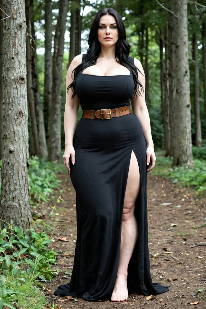 Full Body, Standing, Straight Hair AI Porn