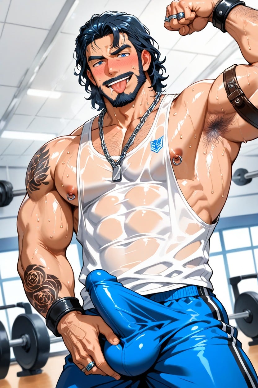 Bro, Wavy Hair, Joggers With Bulge Porno gay IA