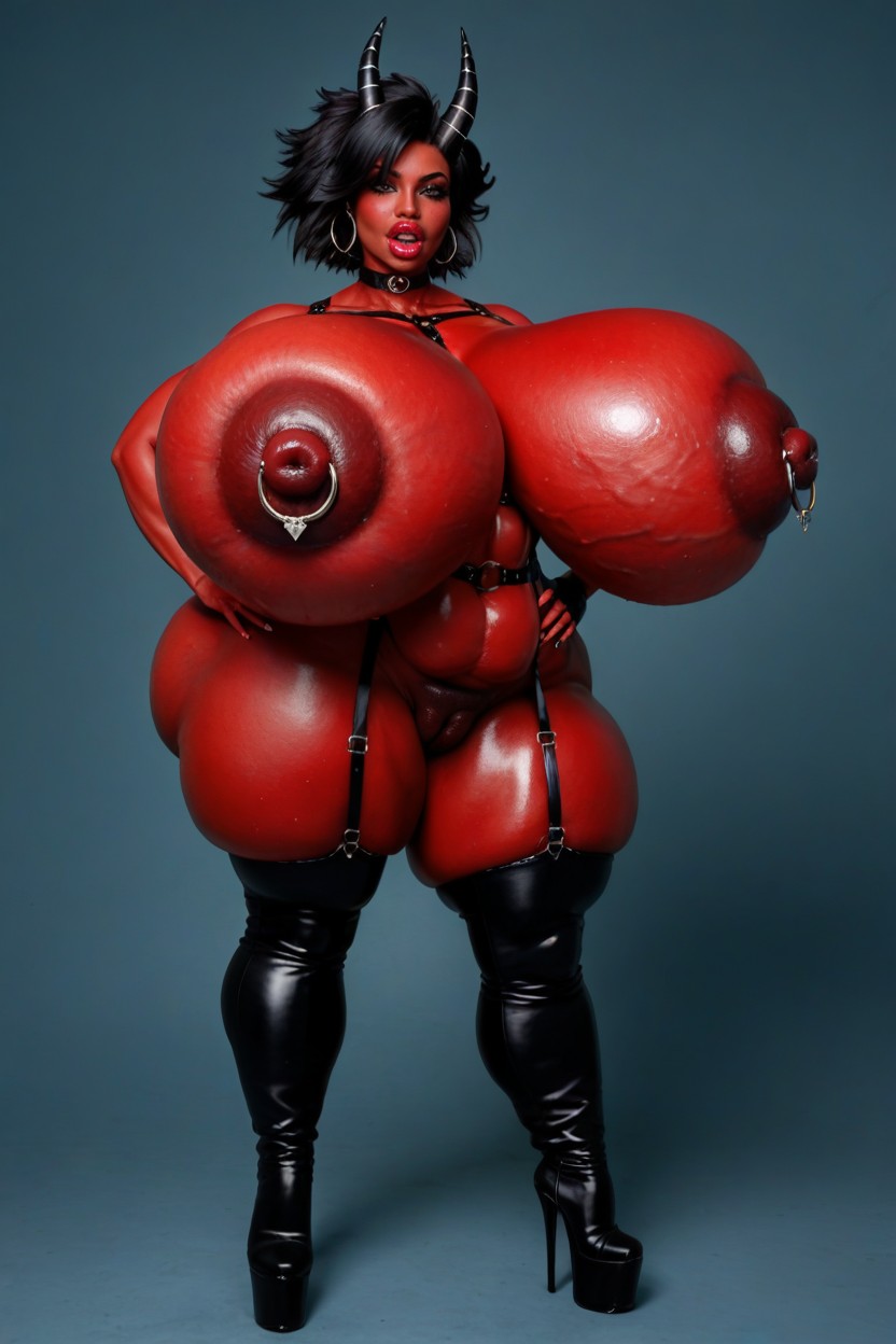 Cosplay, Sexy, Gigantic Swollen Lips AI Porn