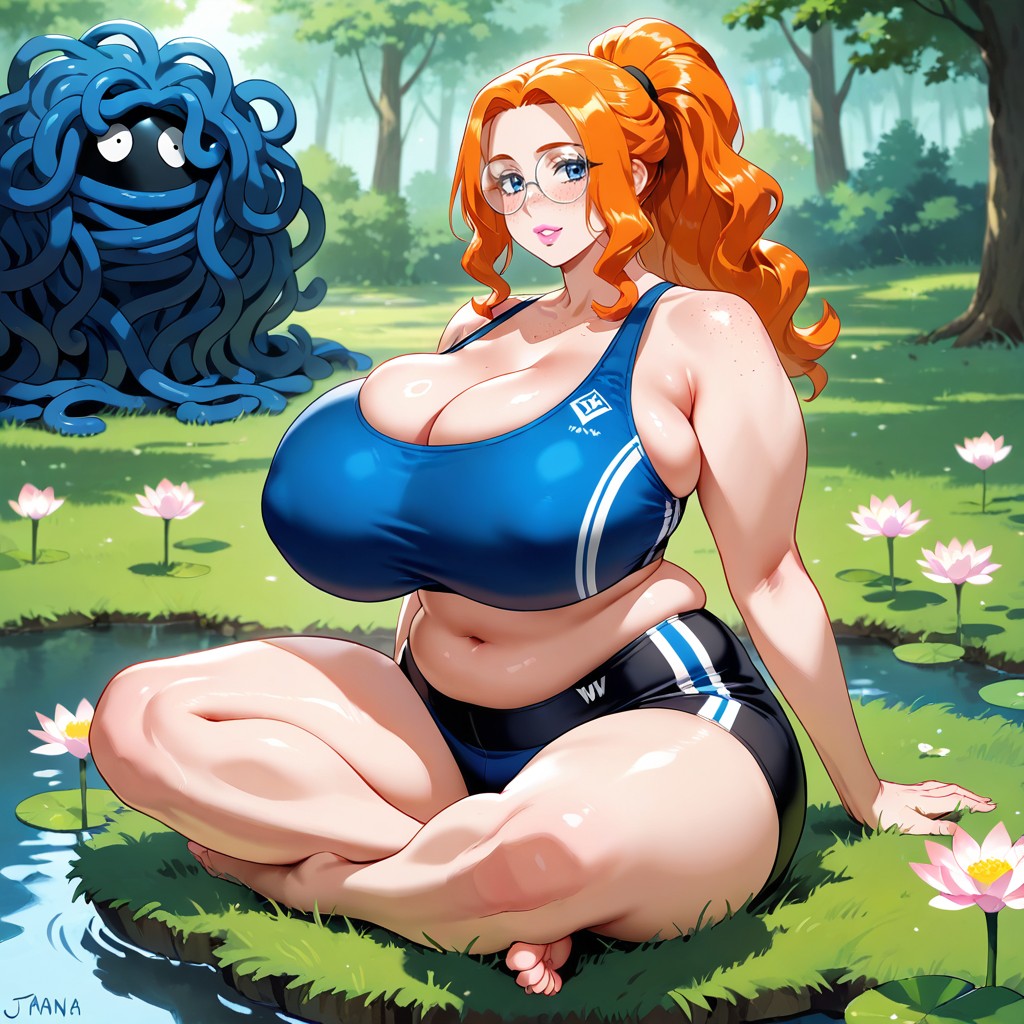 Mirrored Pose, Peaceful Nature Setting, Happy AI Gay Porn