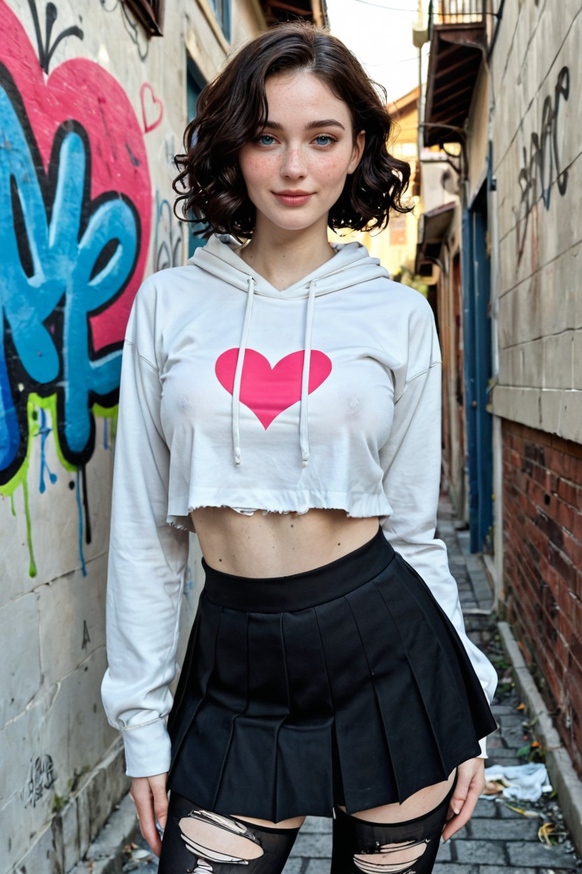 Body, Freckle Face, Looking At Viewer AI Porn