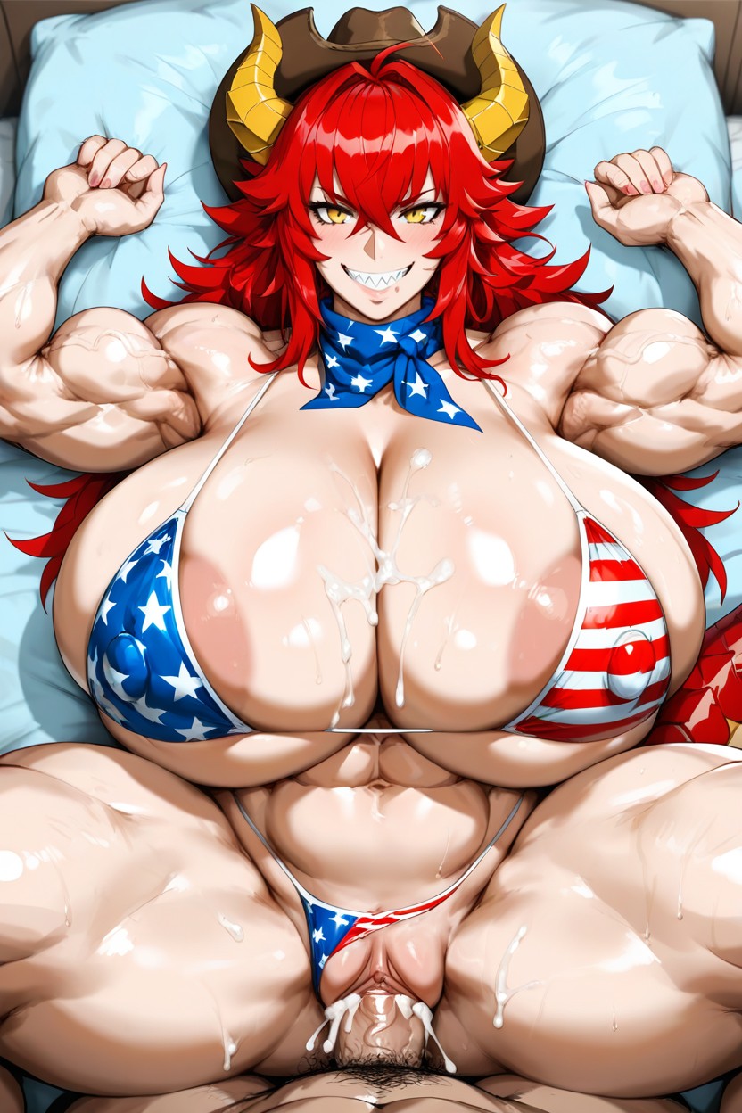 Huge Breasts, Side View, Large Ass AI Porn