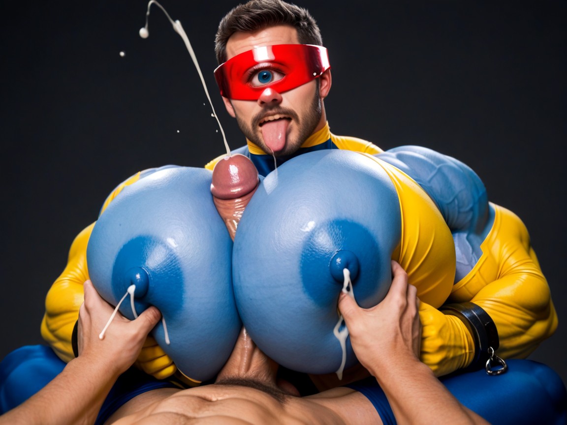 Grabbing Boobs, Laying, Bottom Up AI Gay Porn