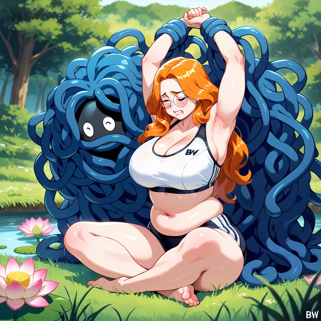 Motherly Appearance, Woman Resisting With Full Body Weight, Sparkling Blue Eyes AI Gay Porn