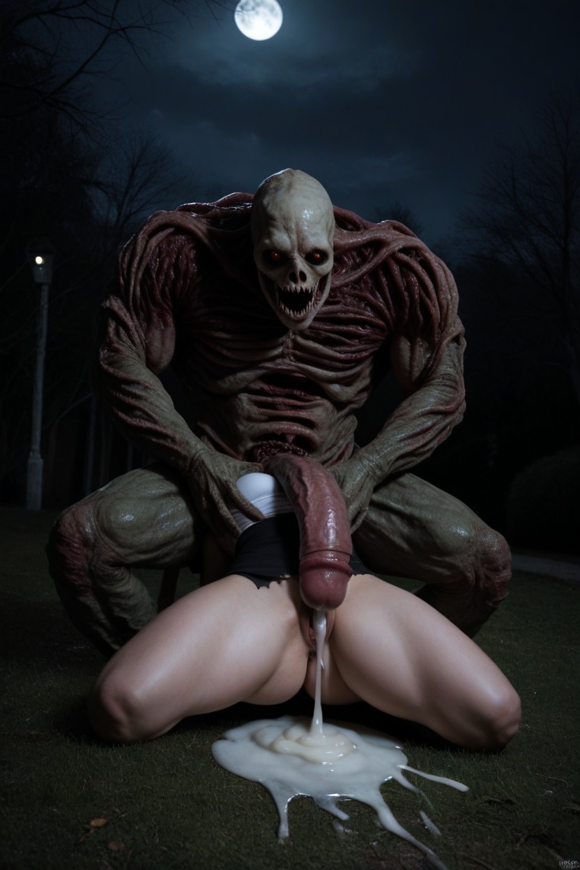 Tons Of Cum, Clothed, Cervix AI Porn