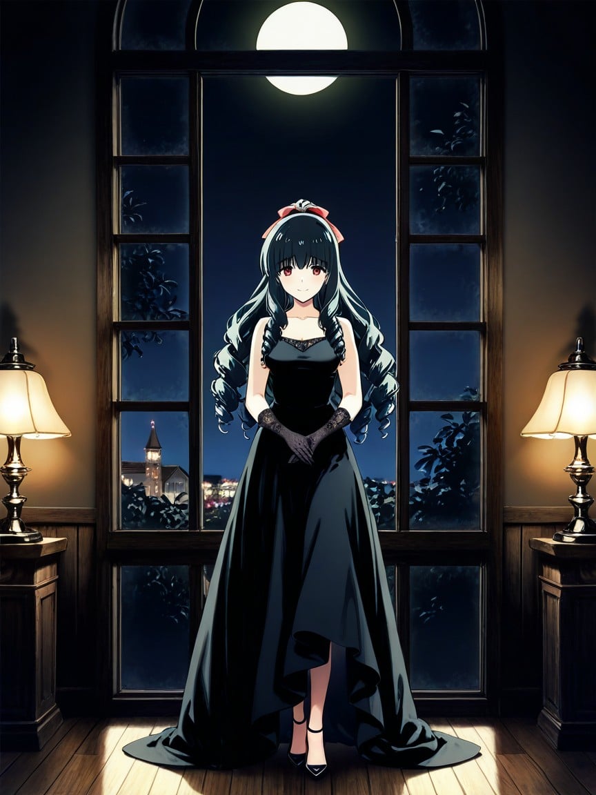 Hands Down, Relaxed Hand, Straight Bangs Hentai IA