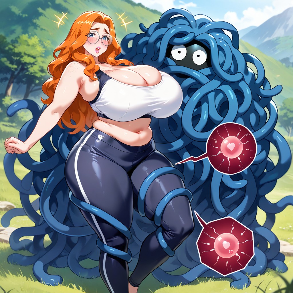 Extreme Stretching Assistance, Deep Forward Fold, Woman Is On The Grass AI Gay Porn