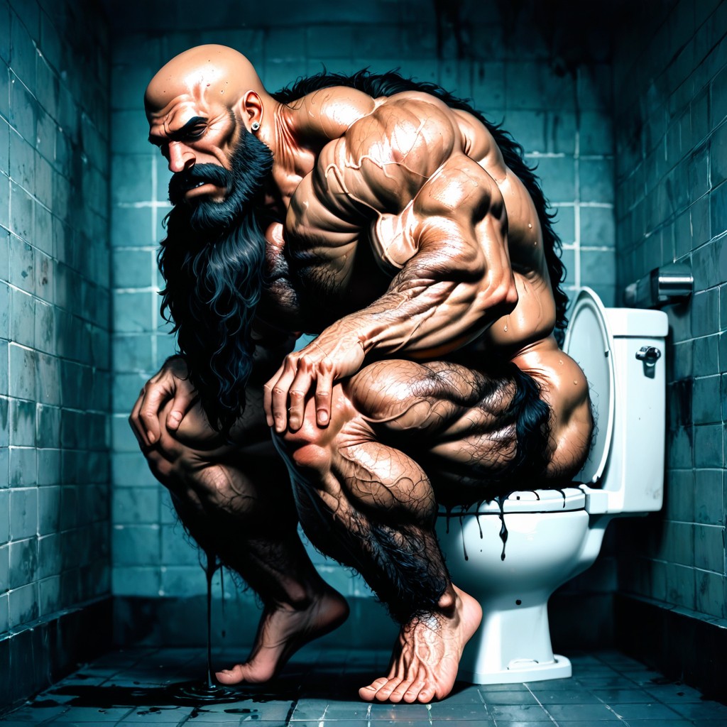 Low Hanging Balls, Brute Warrior, Correct Anatomy AI Gay Porn