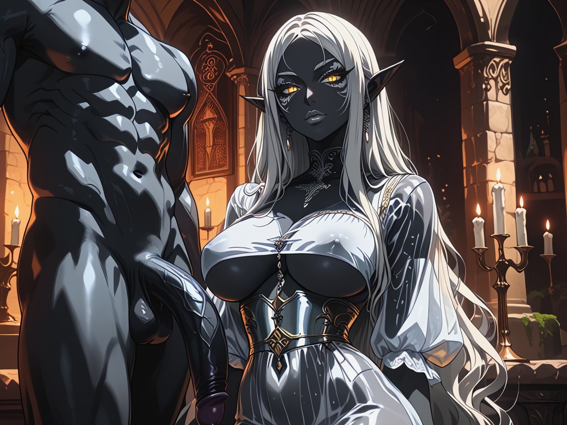 See Through Clothing, Exposed Navel, Round Ass Hentai AI Porn
