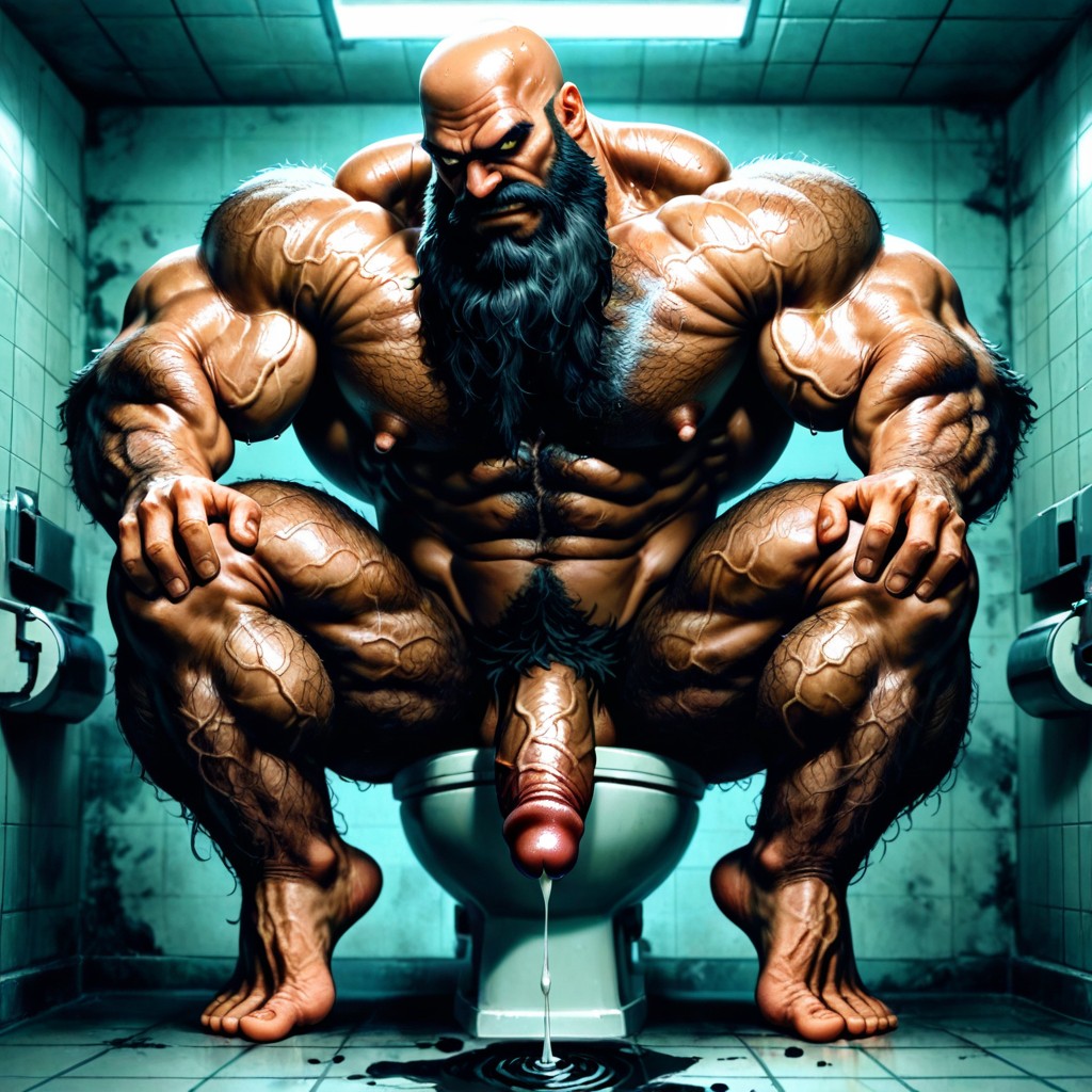 Detailed Image, Hyper Muscles, Correct Anatomy AI Gay Porn