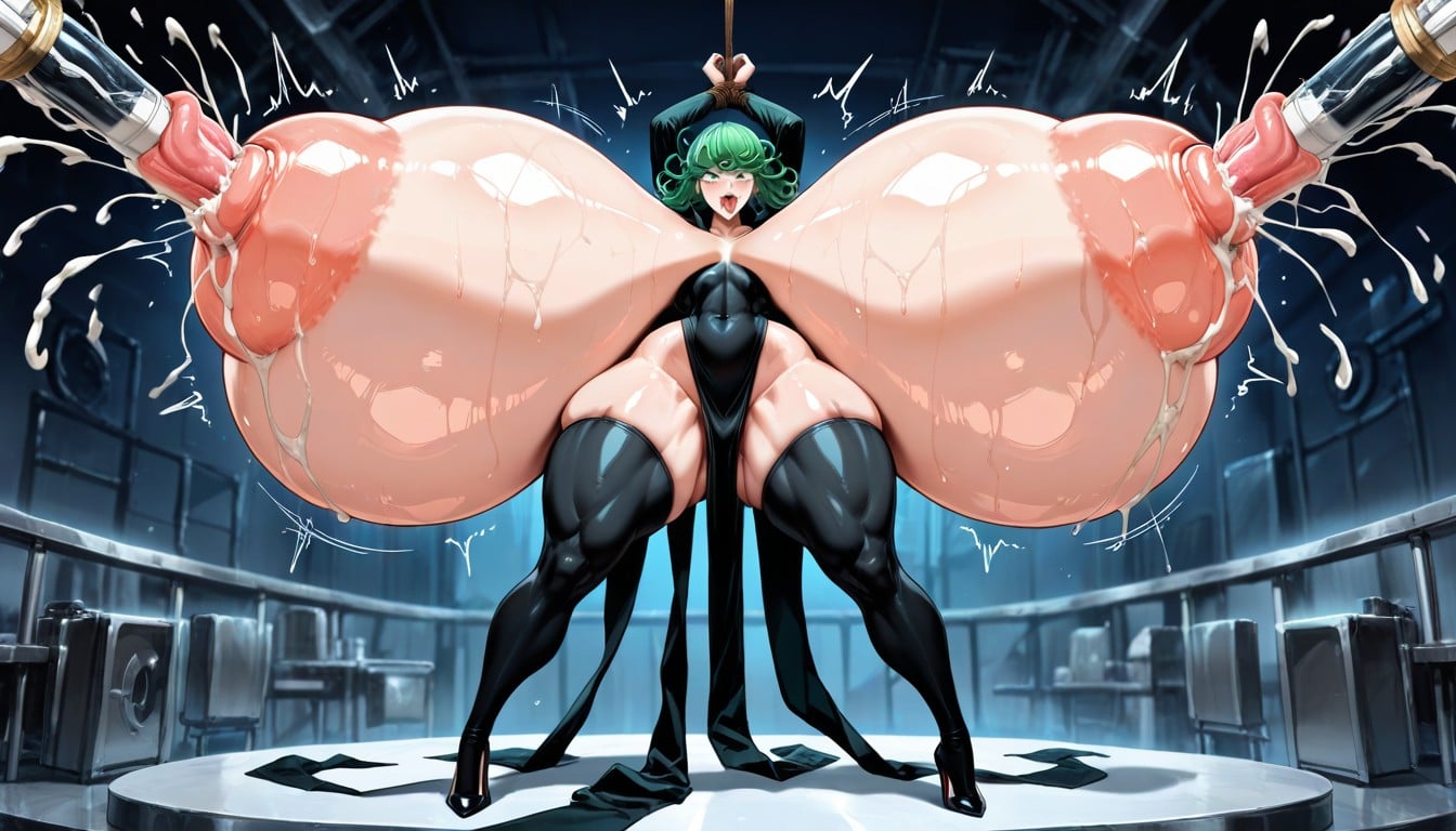 Hyper Massive Inflated Tits, Hyper Dilated Nipples, Growth Ass Hentai AI Porn