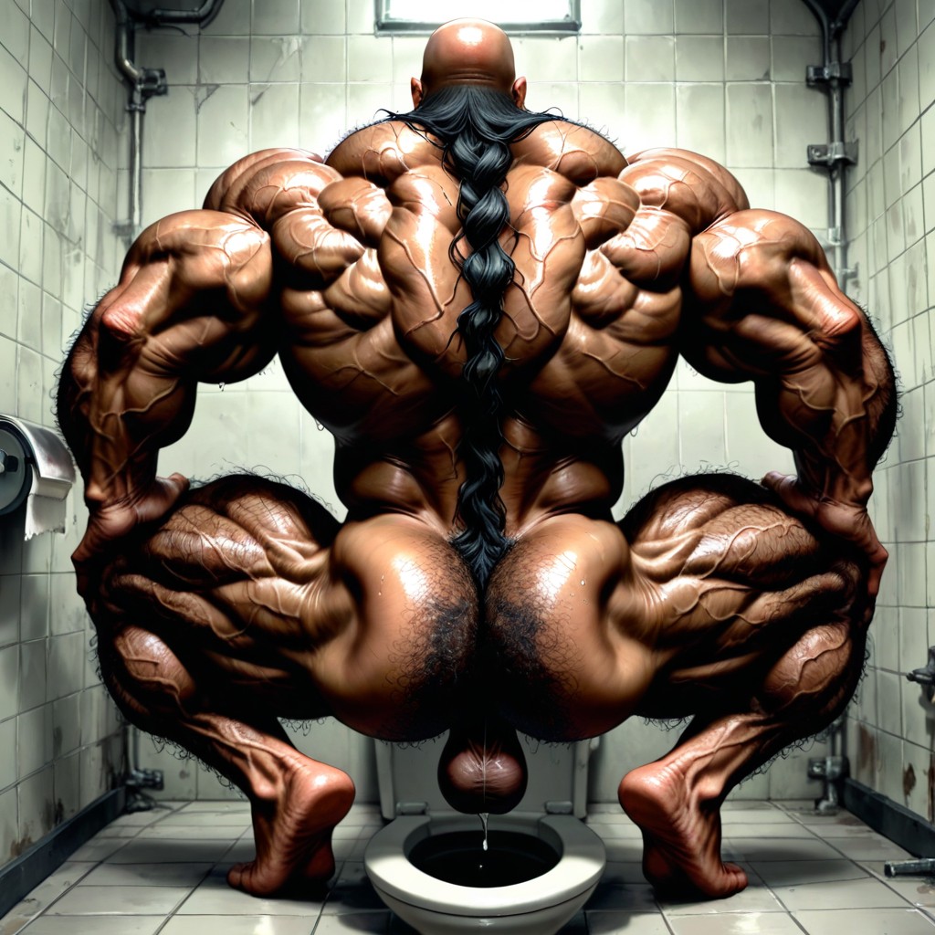 Manly, Detailed Muscles, 18+ AI Gay Porn