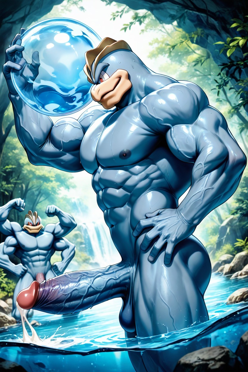 Cock Bigger Than Leg, 25+, Fit AI Gay Porn