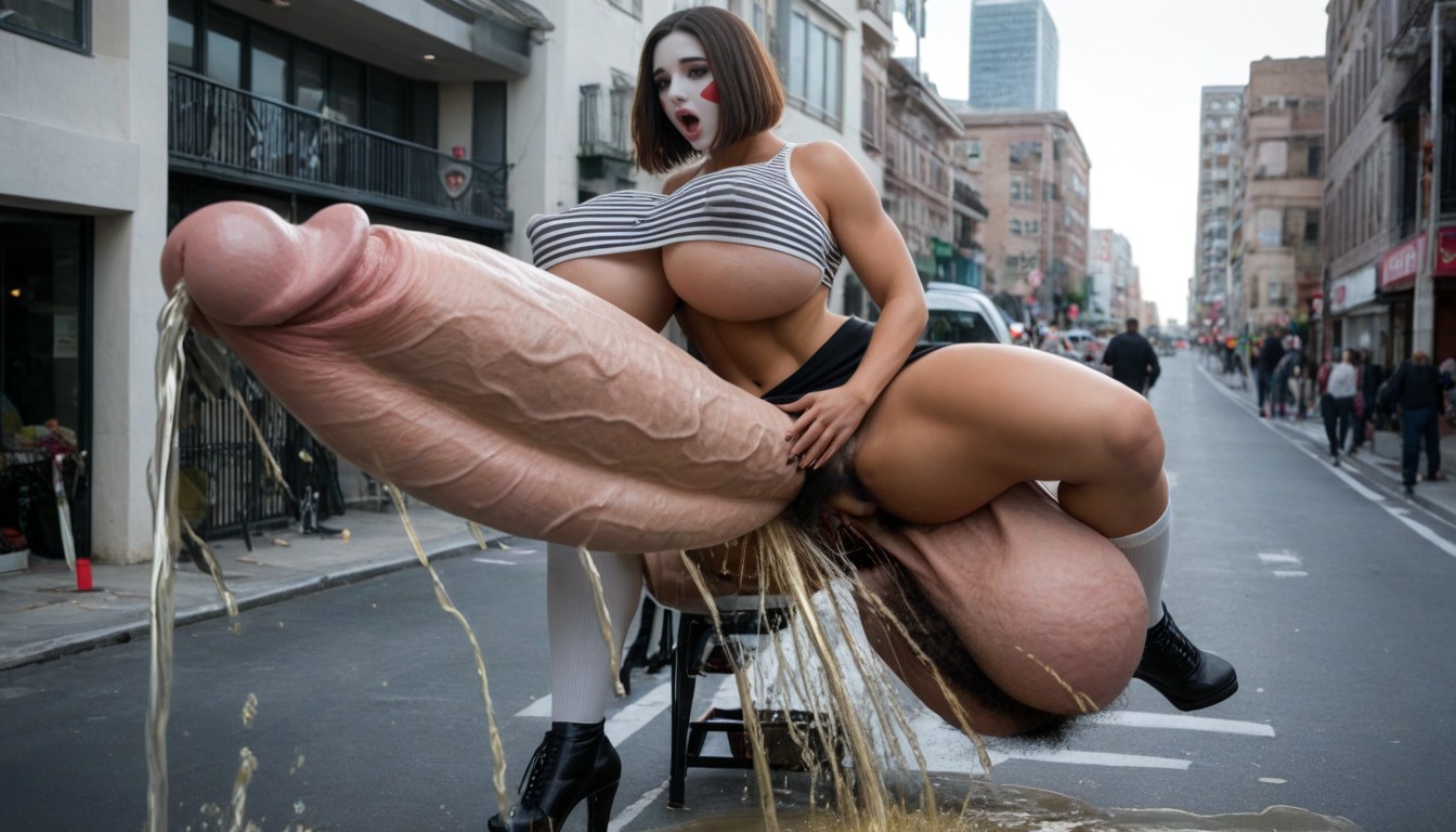 Mime-style, Perfect Details, Surprised AI Porn