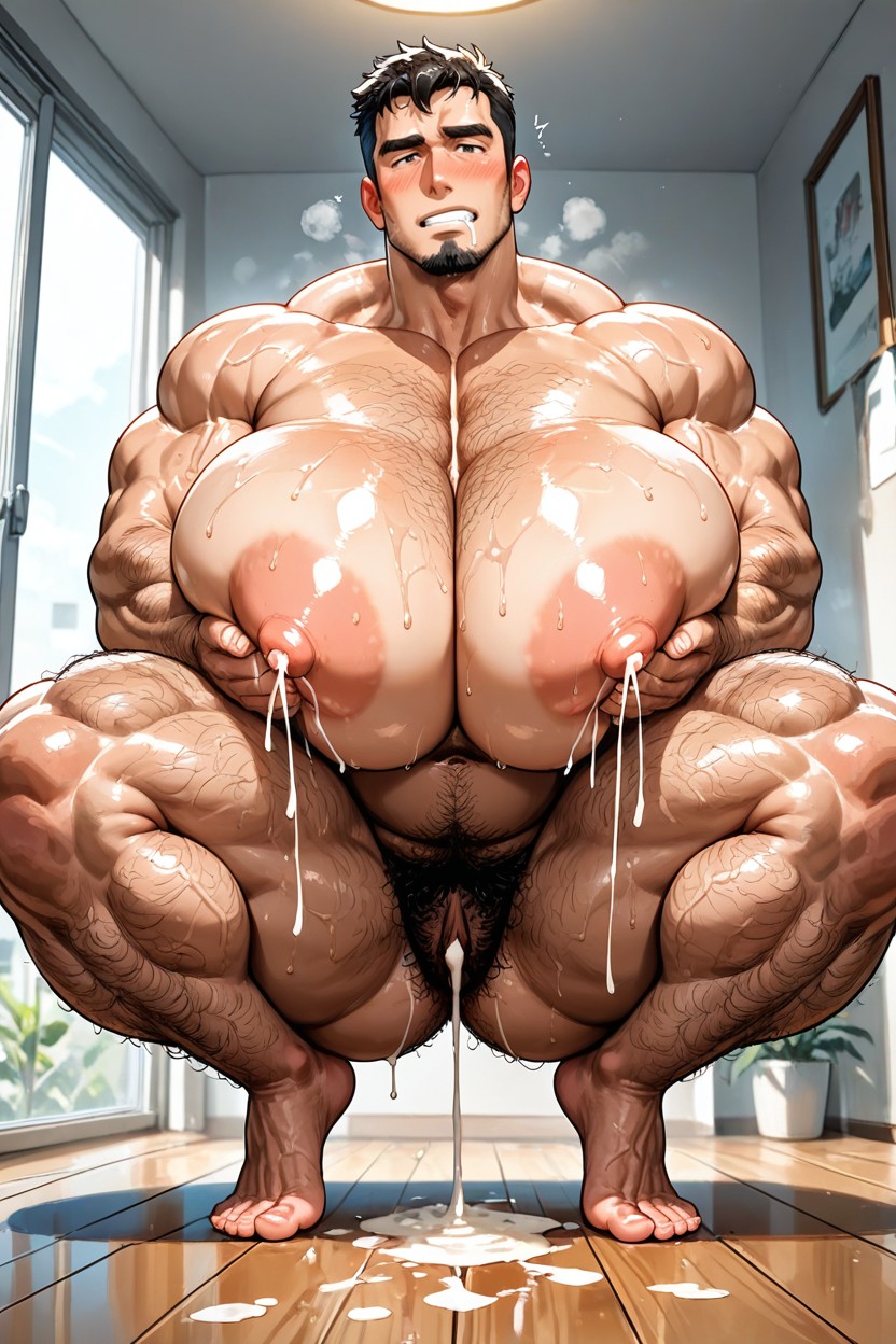 Huge Boobs, Hypers Boobs, Hairy AI Gay Porn
