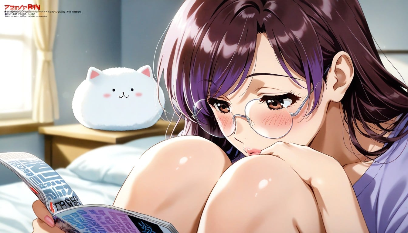 Depth Of Field, Side-swept Bangs, Wide AI Porn
