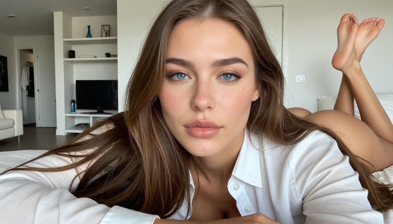 Full Body, Laying On Stomach, Thigh Gap AI Porn