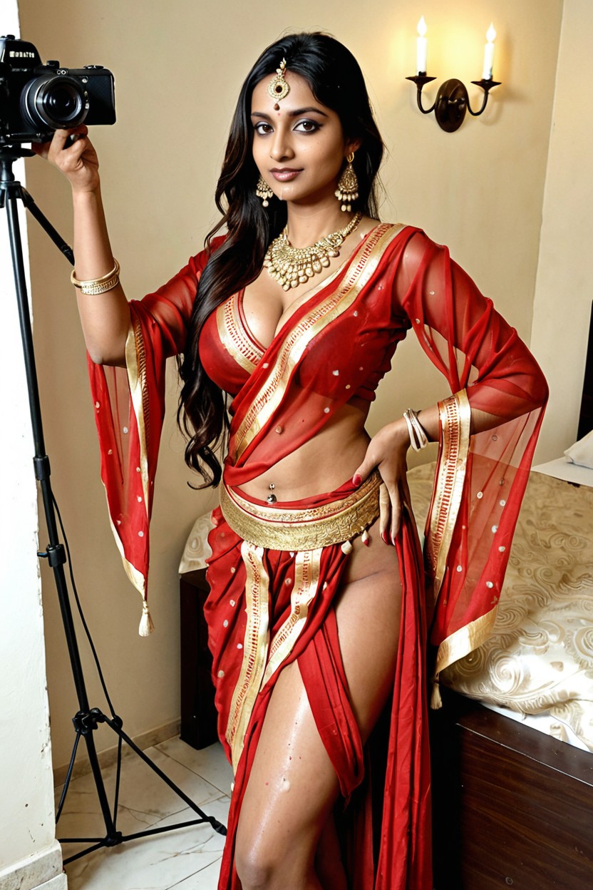 Excessive Bukkake Cumshots All Over Body, Indian Bedroom, Different Pose AI Porn