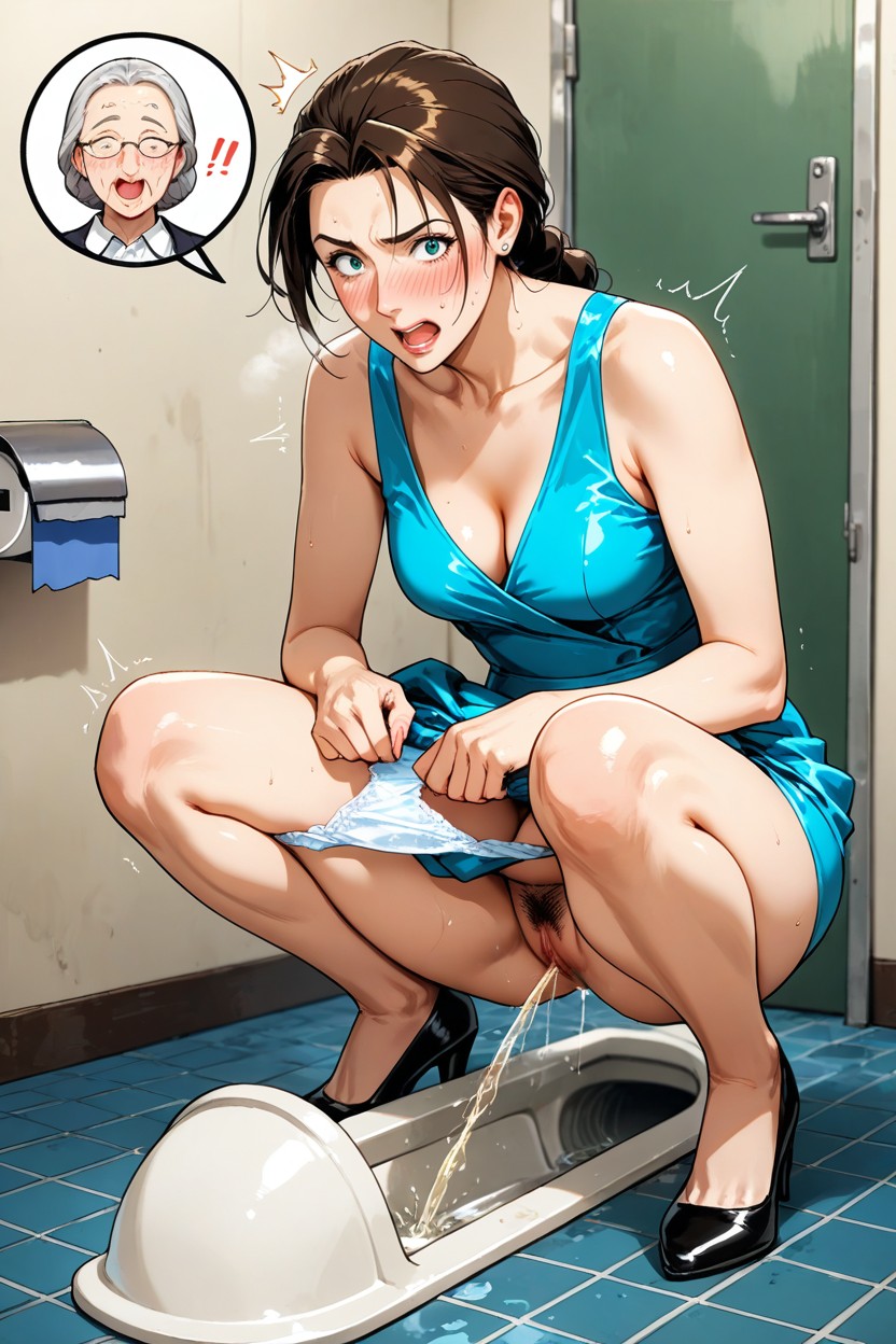 Caught In The Act, Vista Lateral, Avergonzada Hentai IA