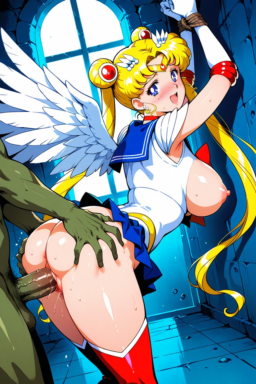 Arms Up, Detailed Eyes, Detailed Character Hentai AI Porn