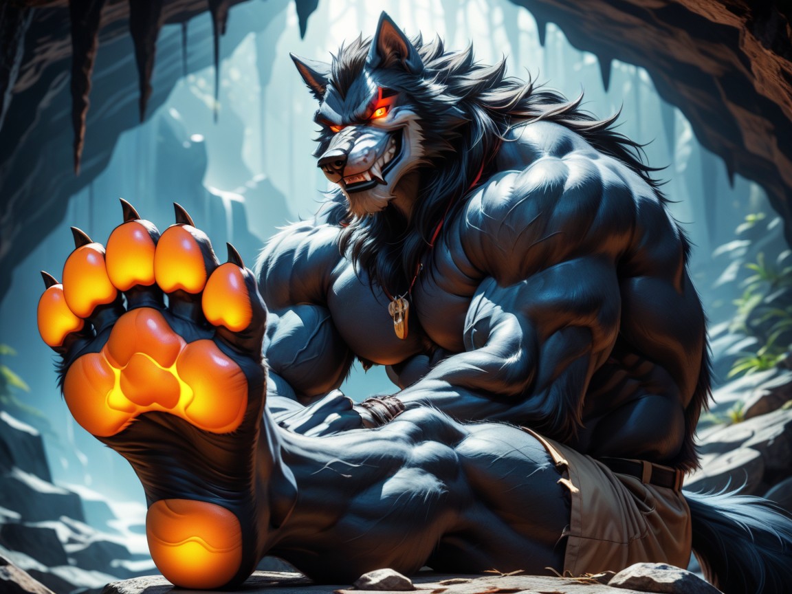Furry Foot Paws, Paw Soles, Who Is A Muscular AI Gay Porn