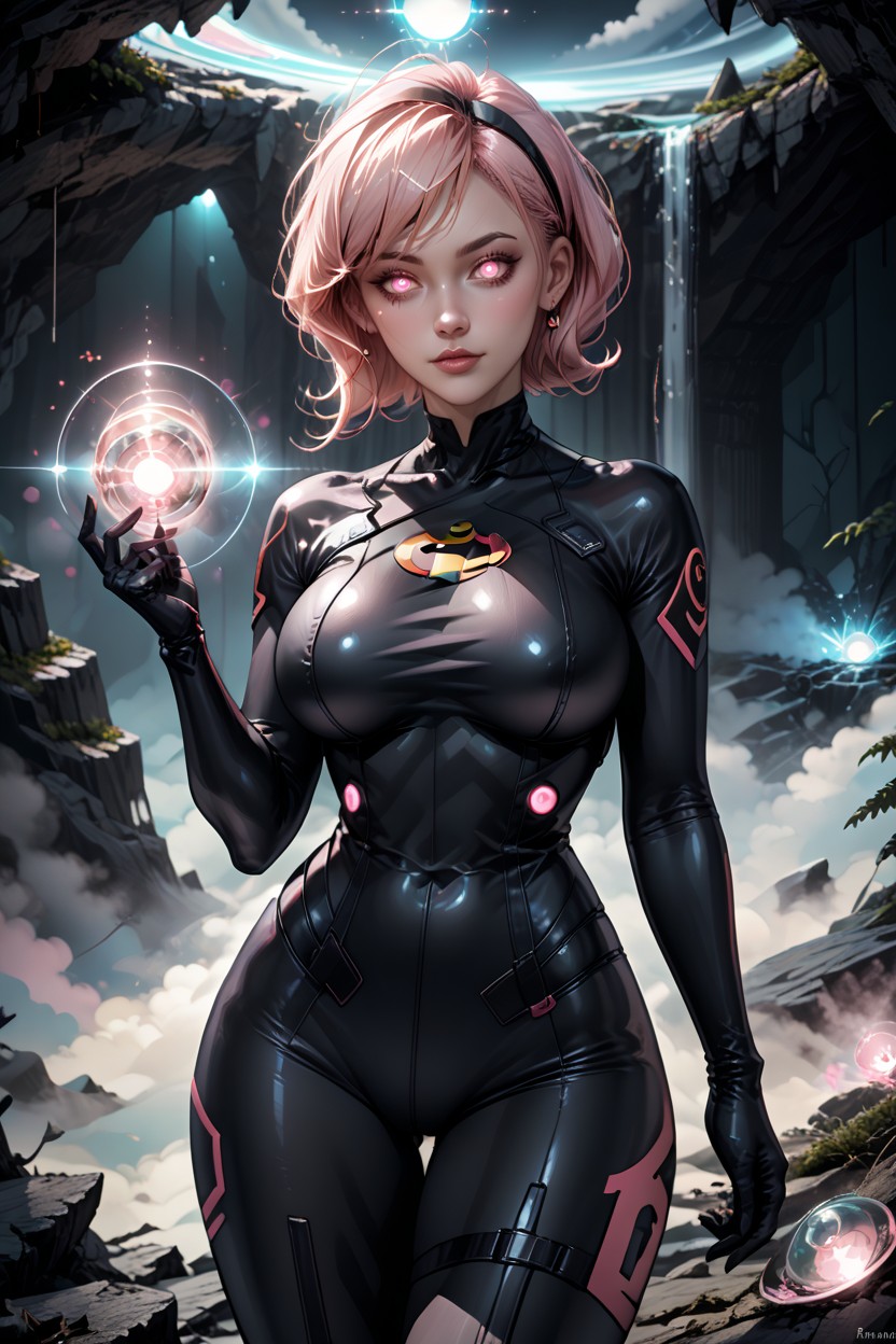 Soft Cave Glow, Light Mist, Cosplay Hentai AI Porn