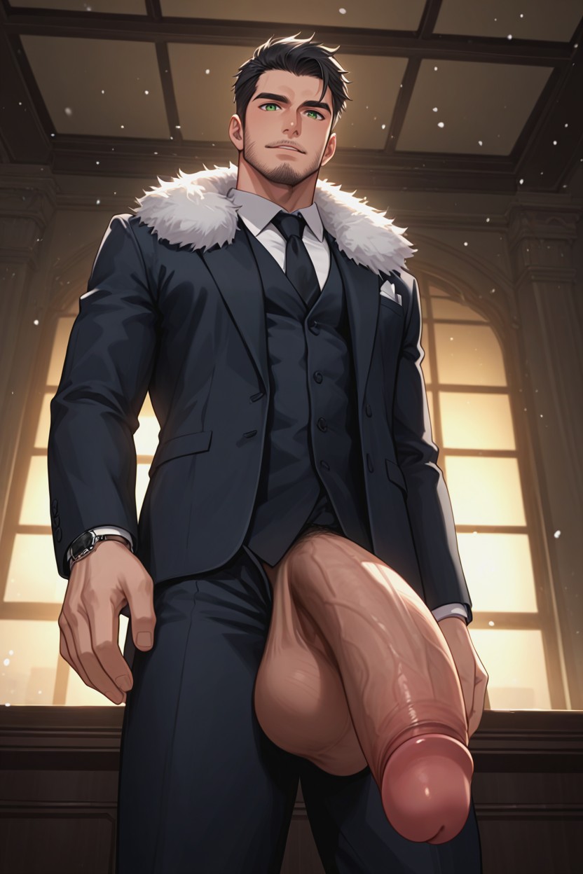 Horny, Luxury Home, Office Suit AI Gay Porn
