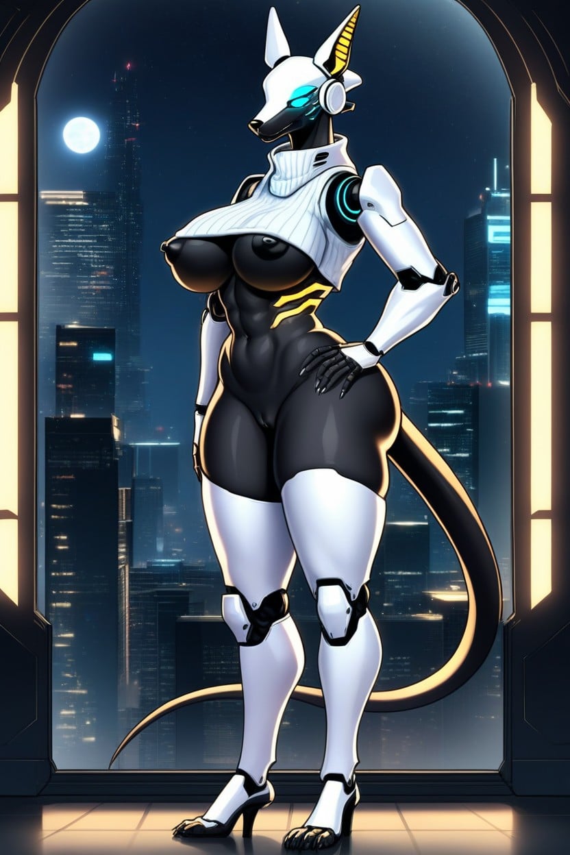 Haydee, Front View, Plump Pussy Furry AI Porn